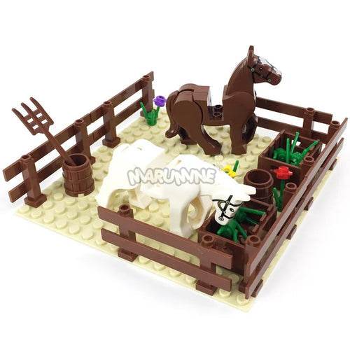 Creative Farm Chicken Building Blocks Set - 138 Pieces for Fun Play - ToylandEU