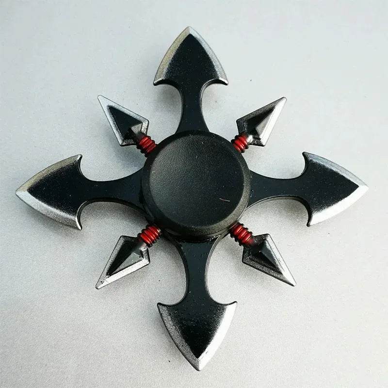 Creative Fidget Spinner Tri Spinner Zinc Alloy Ninja Shuriken - ToylandEU