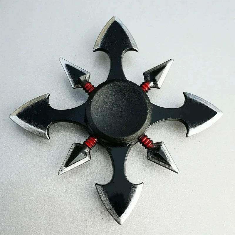Creative Fidget Spinner Tri Spinner Zinc Alloy Ninja Shuriken - ToylandEU