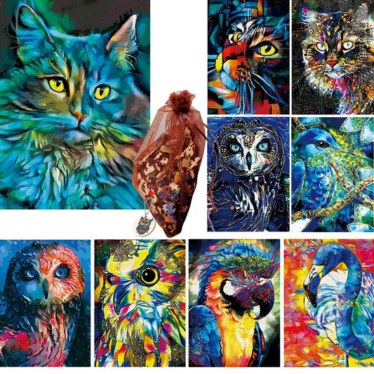 Creative Hummingbird 3D Wooden Puzzle with Key Chain & Mesh Bag - ToylandEU