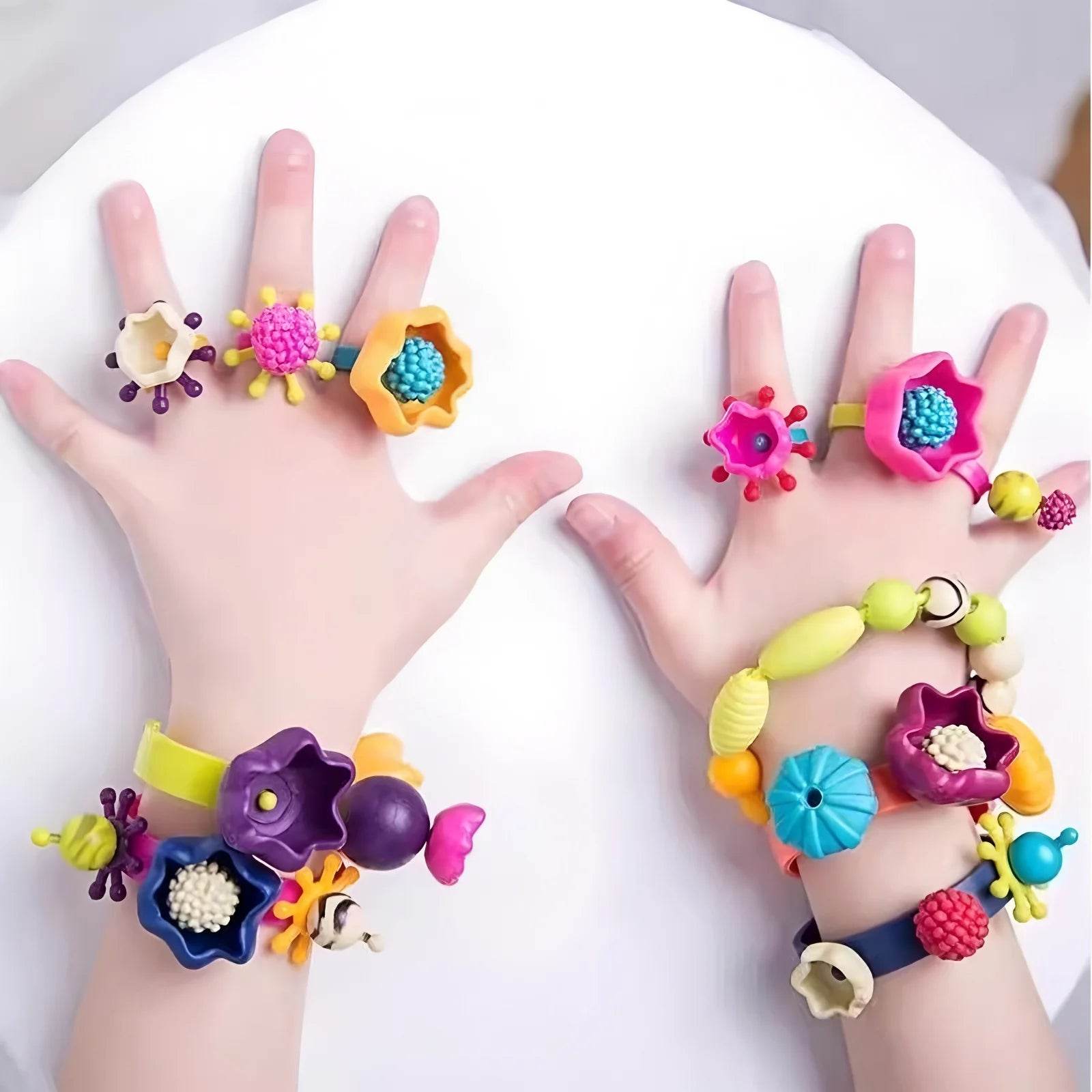 Creative Jewelry Making Kit for Kids Necklace Bracelet Ring - ToylandEU