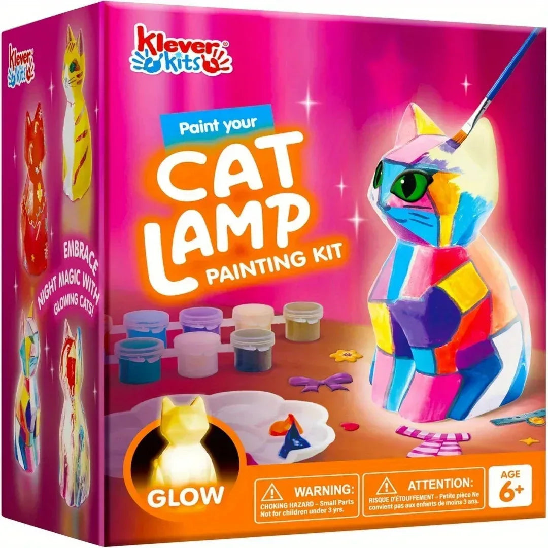 Creative Kids DIY Cat Lamp Kit Paint Your Own Nightlight - ToylandEU