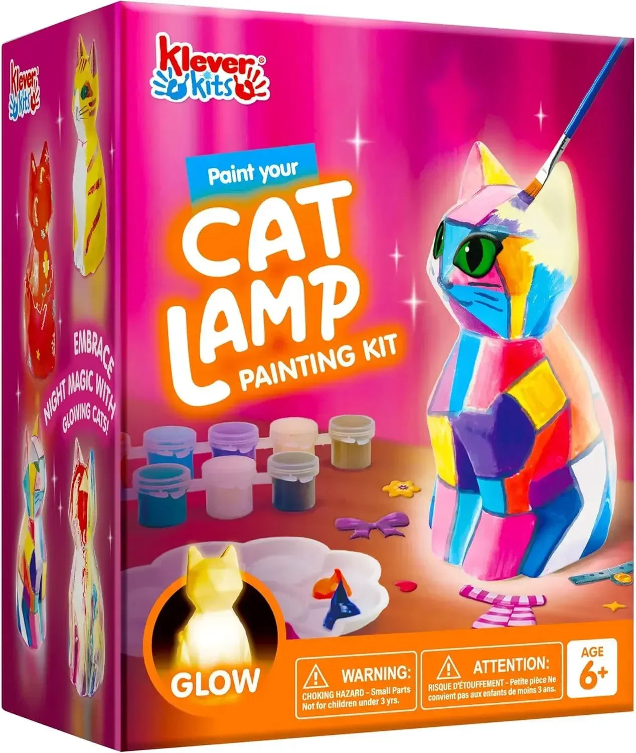 Creative Kids DIY Cat Lamp Kit Paint Your Own Nightlight - ToylandEU