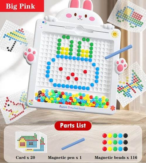 Creative Kids' Magnetic Drawing Board & Puzzle – Fun Learning Tool - ToylandEU