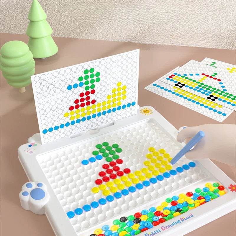 Creative Kids' Magnetic Drawing Board & Puzzle – Fun Learning Tool - ToylandEU