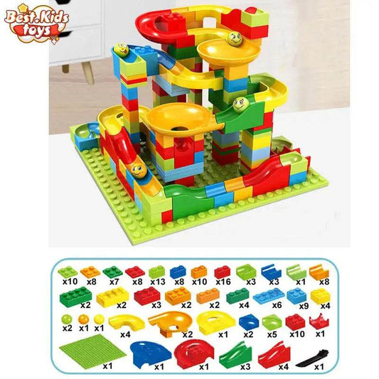 Creative Kids Marble Run Building Blocks Set for Endless Fun - ToylandEU