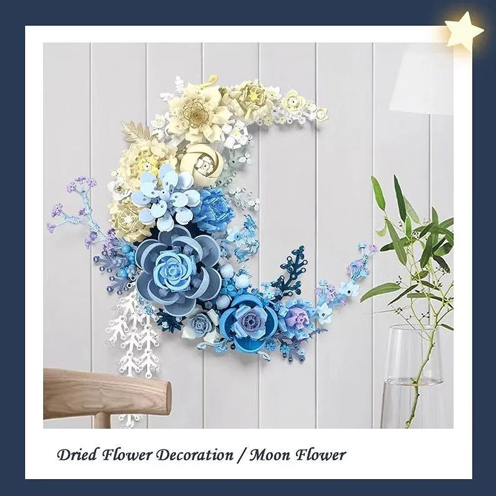 Creative Lego Compatible Building Block Bricks Moon Shaped Rose MOC 934 Pcs Valentine Gifts - ToylandEU