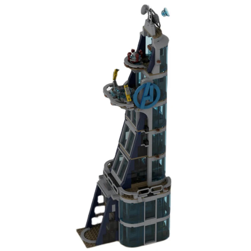 Creative Lego Compatible Building Blocks City House Superhero Figures Tower Battle Of NY Hall Of Armor Set For Kids - ToylandEU