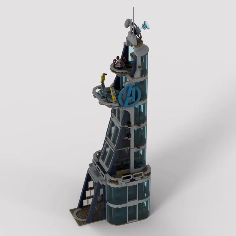 Creative Lego Compatible Building Blocks City House Superhero Figures Tower Battle Of NY Hall Of Armor Set For Kids - ToylandEU