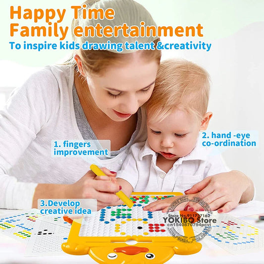 Creative Magnetic Doodle Board for Kids - 15.3" Fun & Safe Learning - ToylandEU