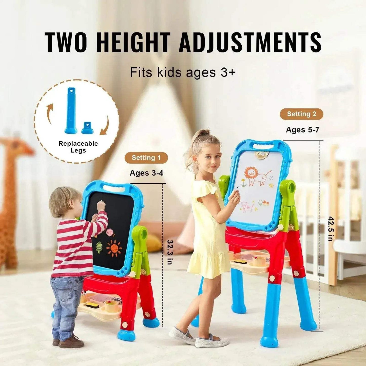  Creative Magnetic Drawing Board Easel for Kids 3+ Toyland EU -  ToylandEU™