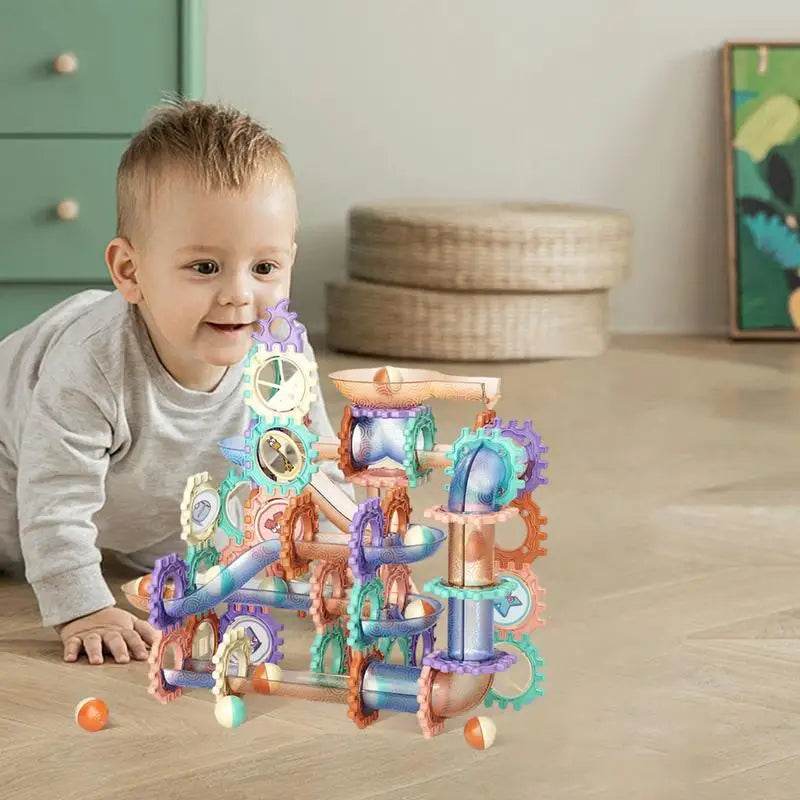 Creative Marble Maze Building Blocks: Fun Construction Toy for Kids - ToylandEU