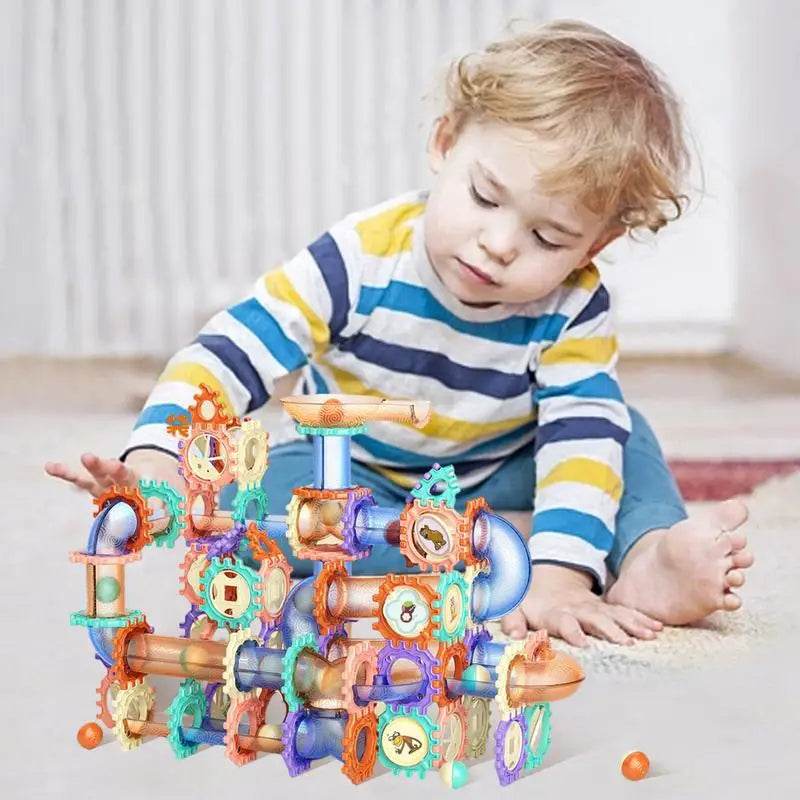 Creative Marble Maze Building Blocks: Fun Construction Toy for Kids - ToylandEU