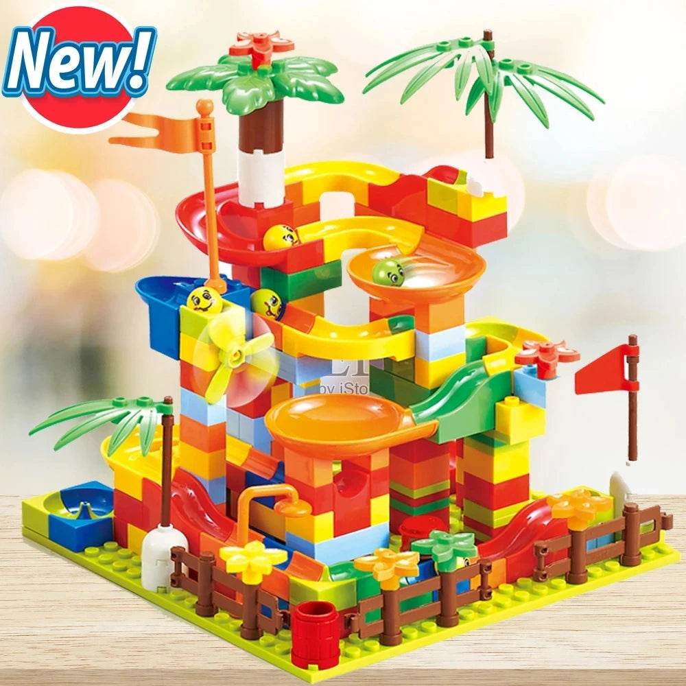 Creative Marble Run Building Blocks Set - 165/330 Pieces for Kids - ToylandEU