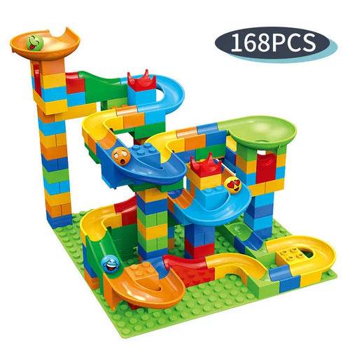 Creative Marble Run Building Blocks Set - 165/330 Pieces for Kids - ToylandEU