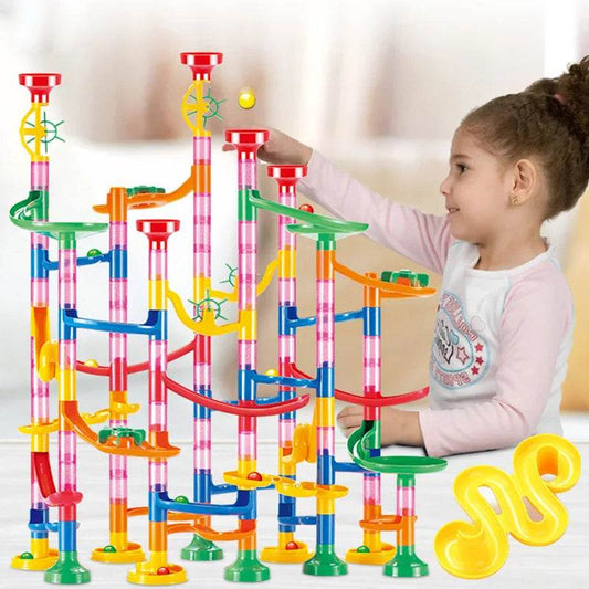 Creative Marble Run Building Blocks Set for Kids – DIY Fun & Learning - ToylandEU