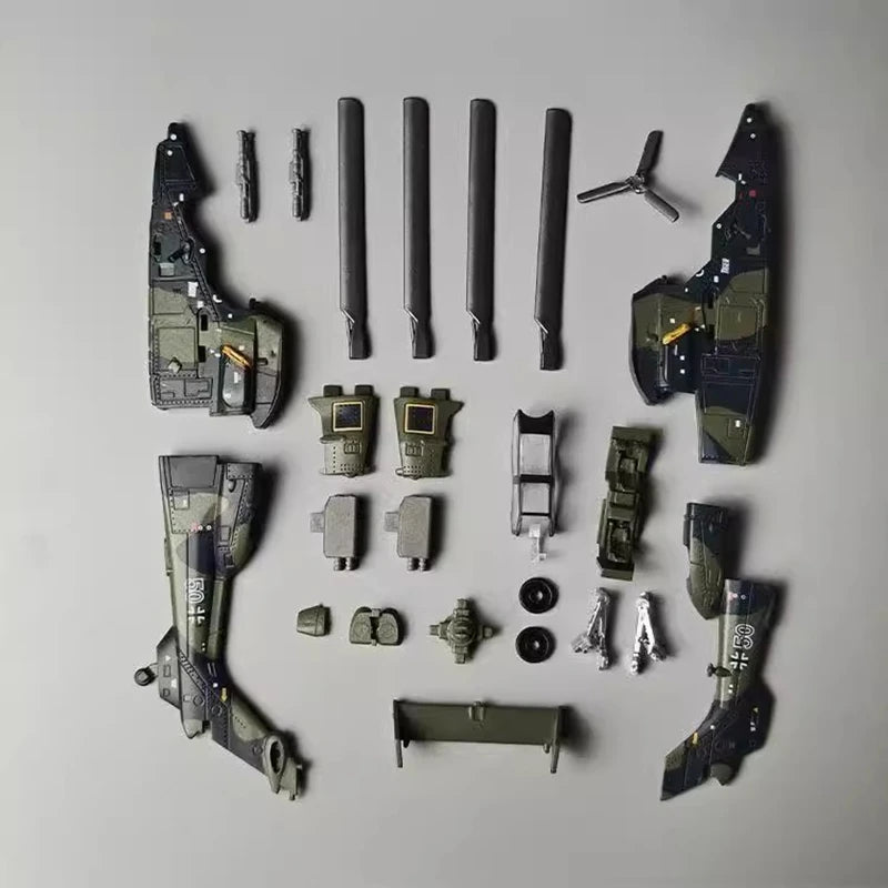 Creative Military Building Blocks Lego Compatible Tiger Style Twin Engine Armed Helicopter Model For Boys Christmas Gift - ToylandEU