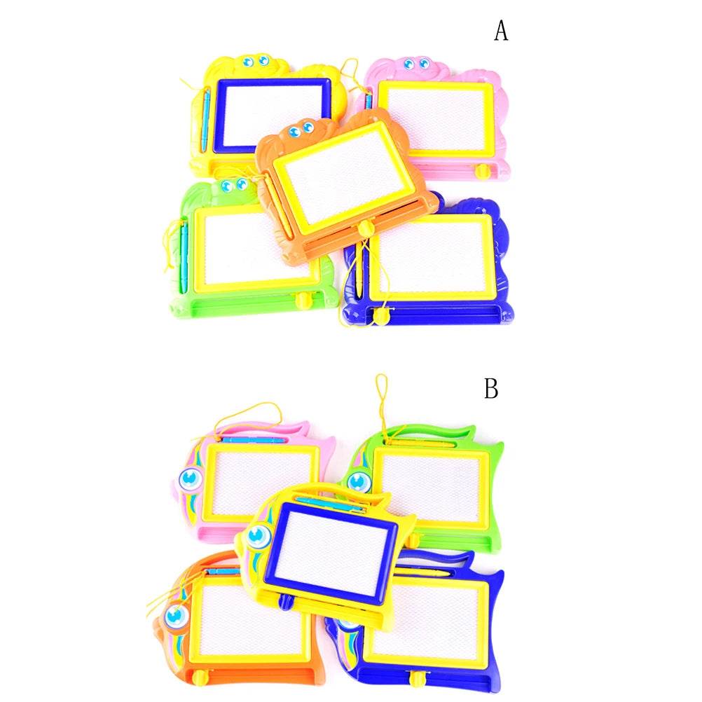 Creative Montessori Magnetic Drawing Board with Stencils and Pen for Kids - ToylandEU