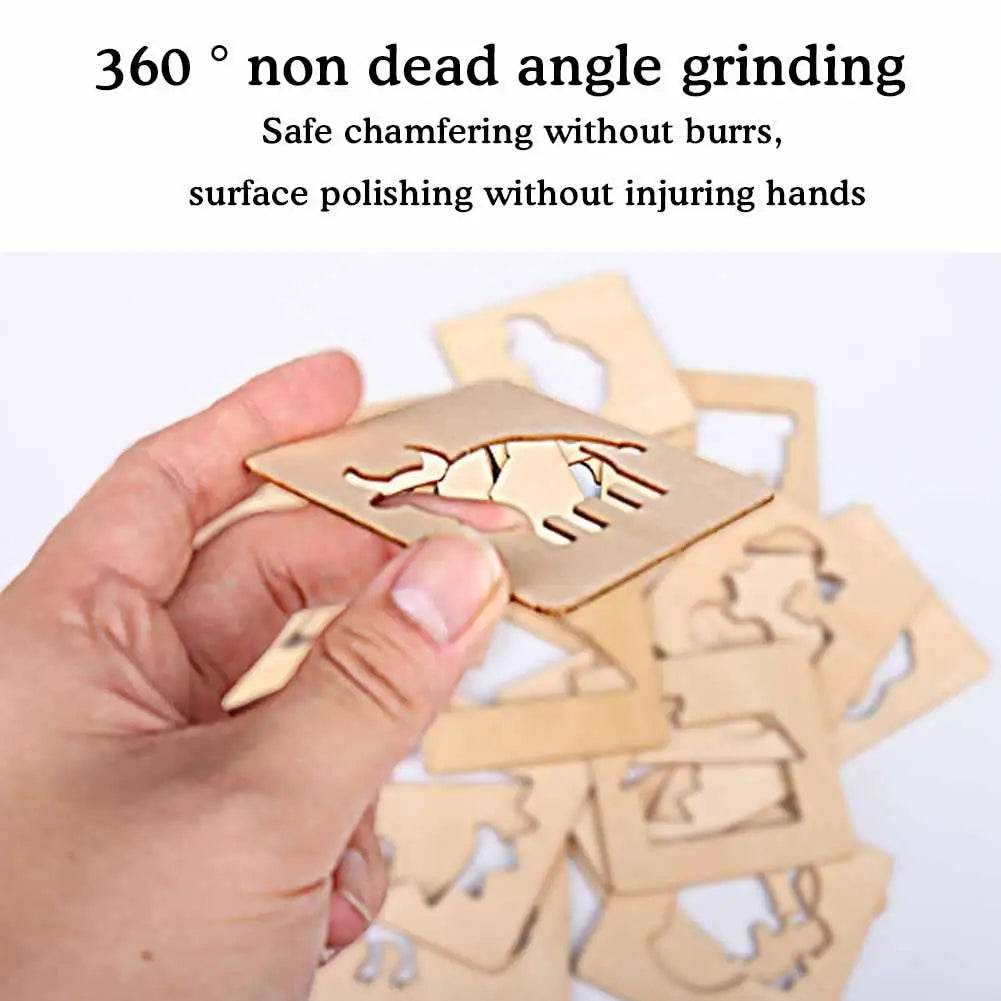 Creative Montessori Wooden Stencil Set - 20pcs Drawing Toys for Kids - ToylandEU