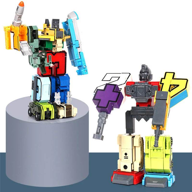 Creative Number Robot Building Blocks Toy for Educational Fun - ToylandEU