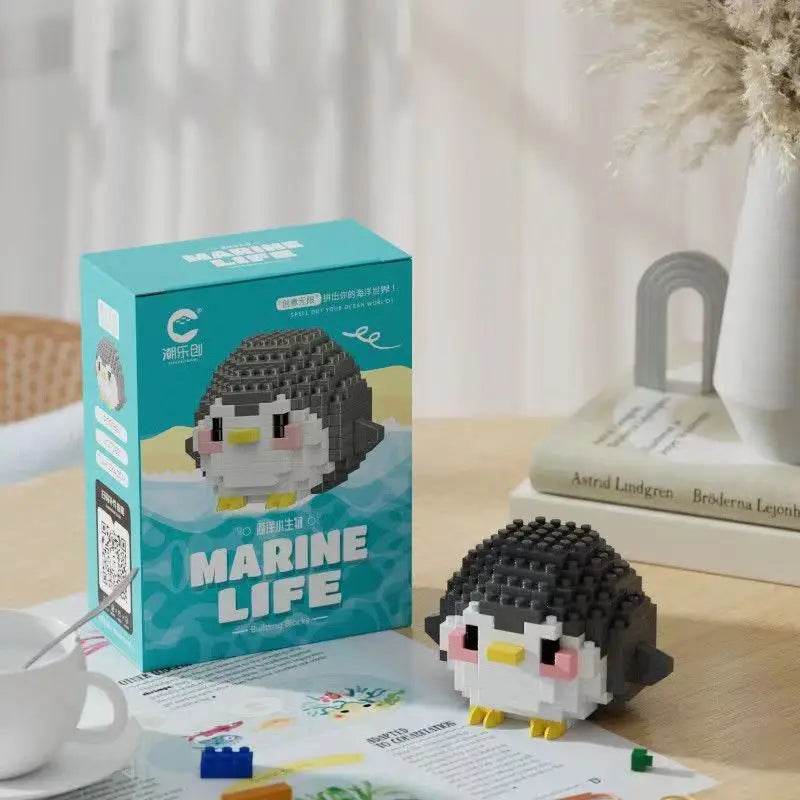 Creative Ocean World Animal Particle Building Blocks Toys - ToylandEU