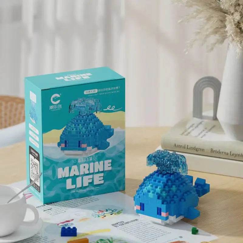Creative Ocean World Animal Particle Building Blocks Toys - ToylandEU