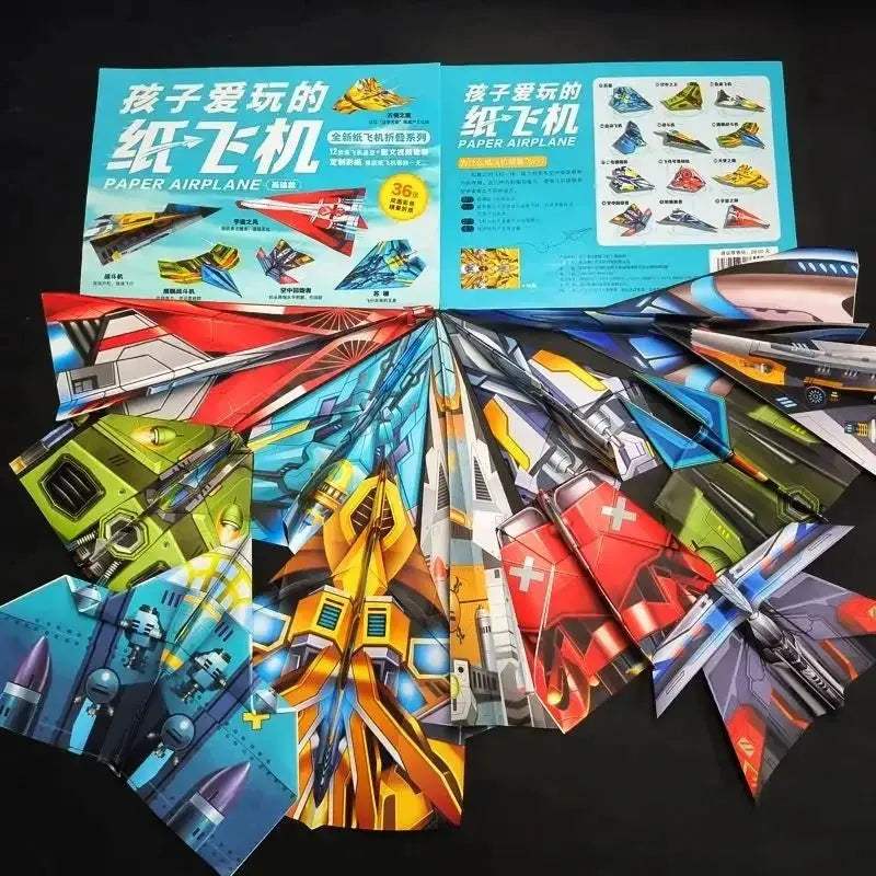 Creative Origami Paper Planes For Kids Folding Diy Kit - ToylandEU
