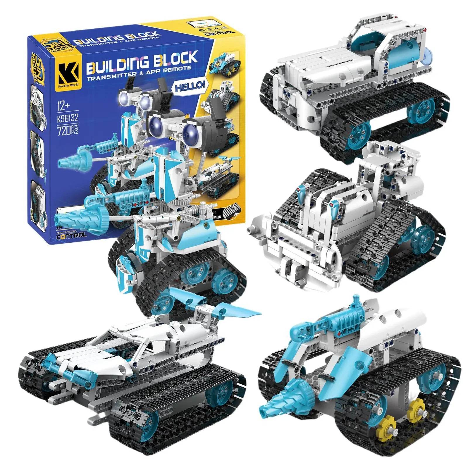 Creative RC Robot Building Blocks Set 408 Pieces For Kids - ToylandEU