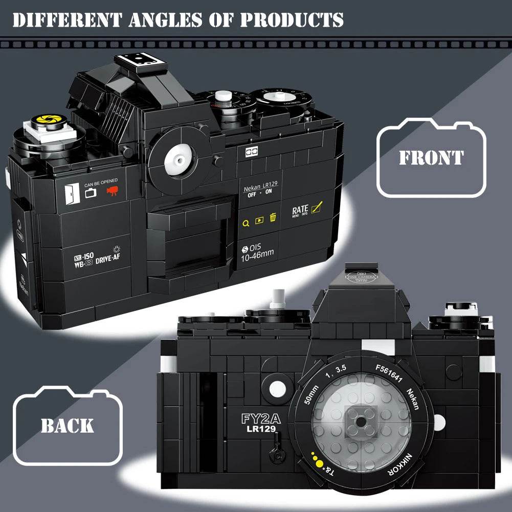 Creative Retro Mini Camera Building Blocks Set for Kids & Collectors - ToylandEU