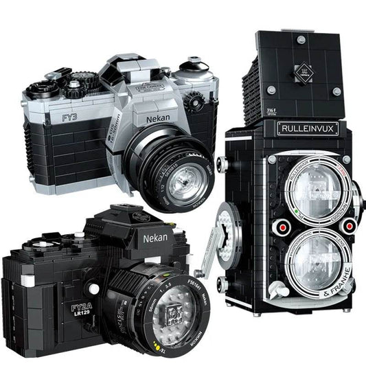 Creative Retro Mini Camera Building Blocks Set for Kids & Collectors - ToylandEU