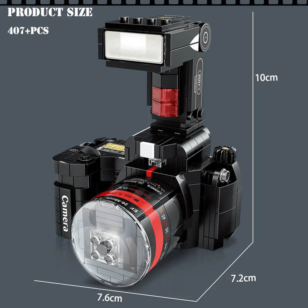 Creative Retro Mini Camera Building Blocks Set for Kids & Collectors - ToylandEU