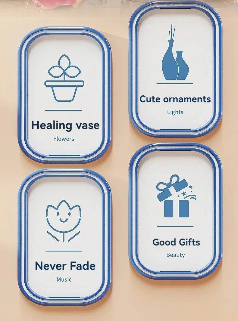 Creative Rose Building Blocks Set Model Flower Pot Gifts - ToylandEU