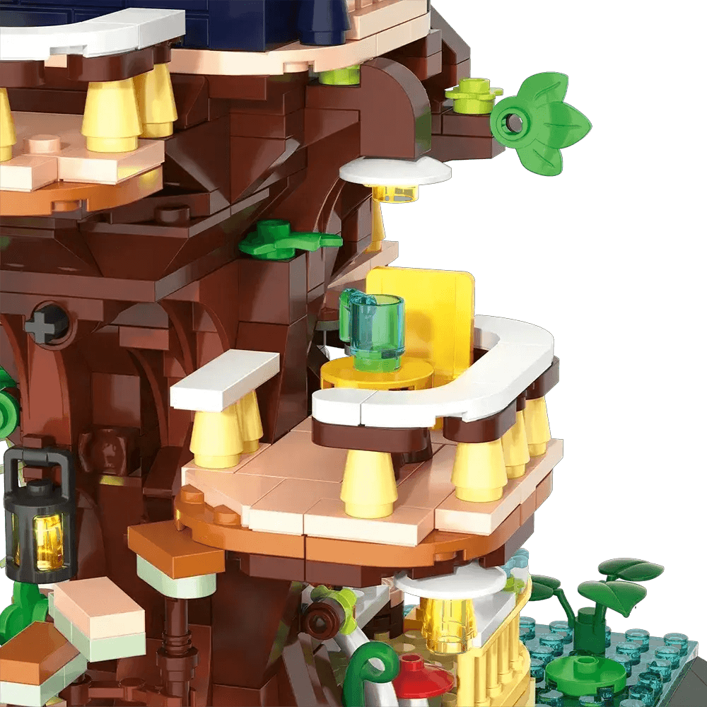 Creative Sakura Tree House Building Blocks Set For All Ages - ToylandEU