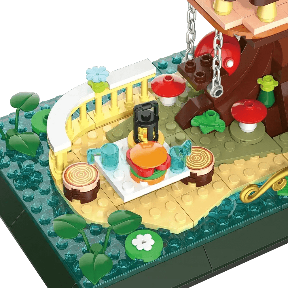 Creative Sakura Tree House Building Blocks Set For All Ages - ToylandEU