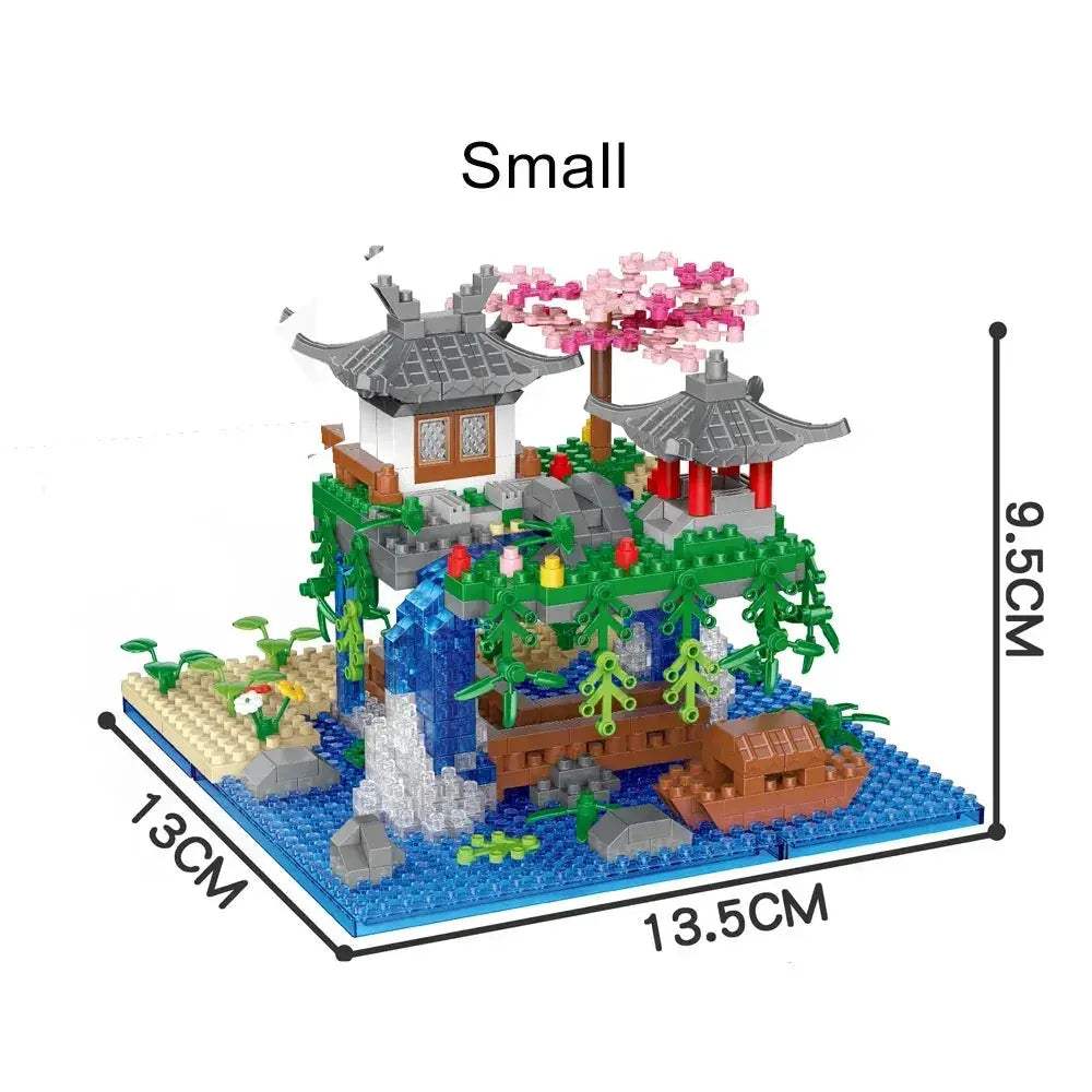 Creative Sakura Tree House Building Blocks Set For All Ages - ToylandEU
