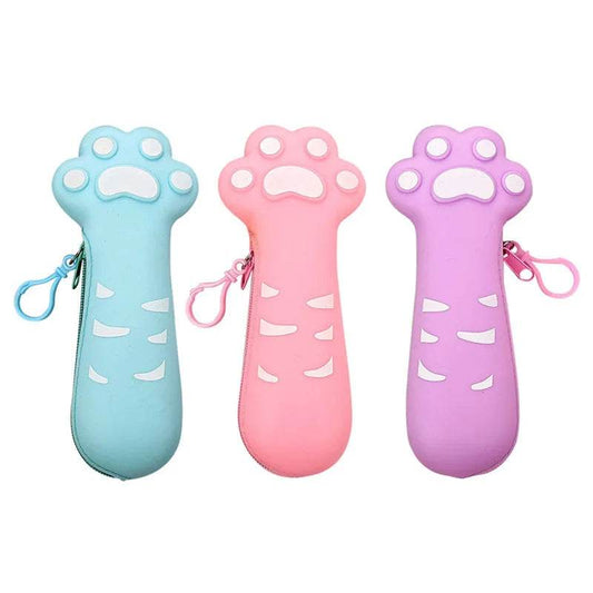 Creative Silicone Pencil Case Eggplant Shape Zipper Kids - ToylandEU