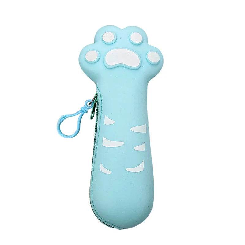 Creative Silicone Pencil Case Eggplant Shape Zipper Kids - ToylandEU