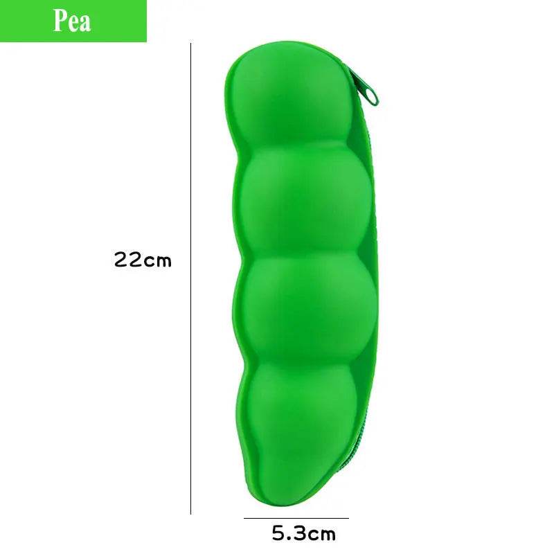 Creative Silicone Pencil Case Eggplant Shape Zipper Kids - ToylandEU