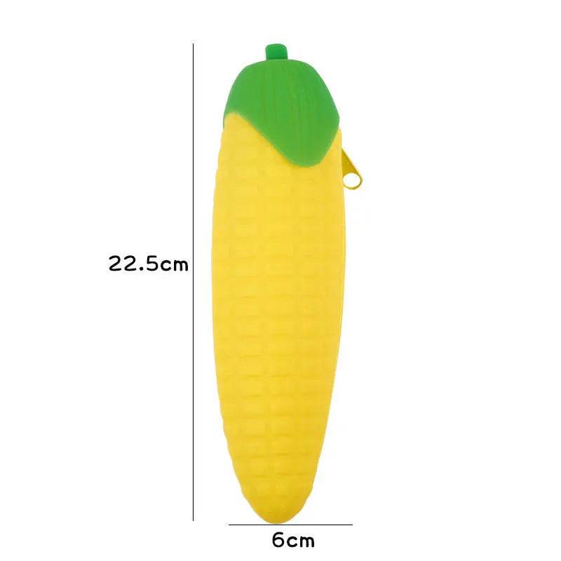 Creative Silicone Pencil Case Eggplant Shape Zipper Kids - ToylandEU