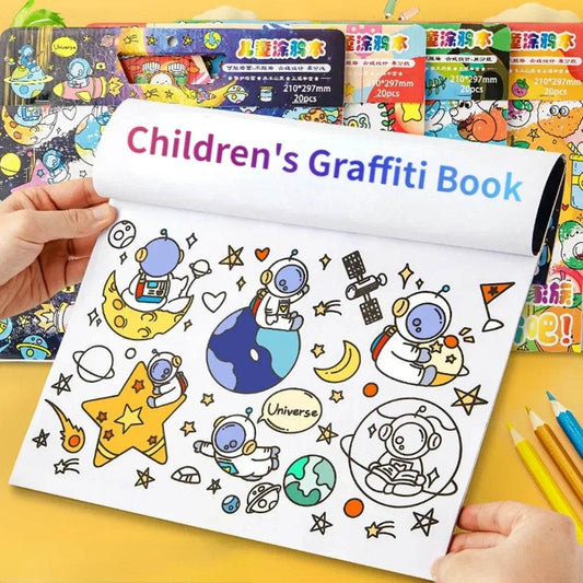 Creative Sticky Drawing Book for Kids - Safe, Fun, and Mess-Free! - ToylandEU