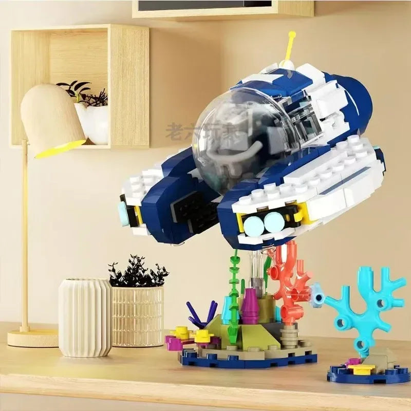 Creative Submarine Sea Goose Building Blocks Set For Kids - ToylandEU