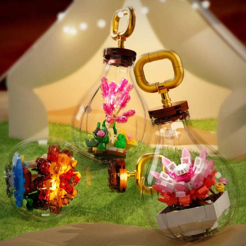 Creative Succulent Glower Bulb Building Blocks for Kids Toys - ToylandEU