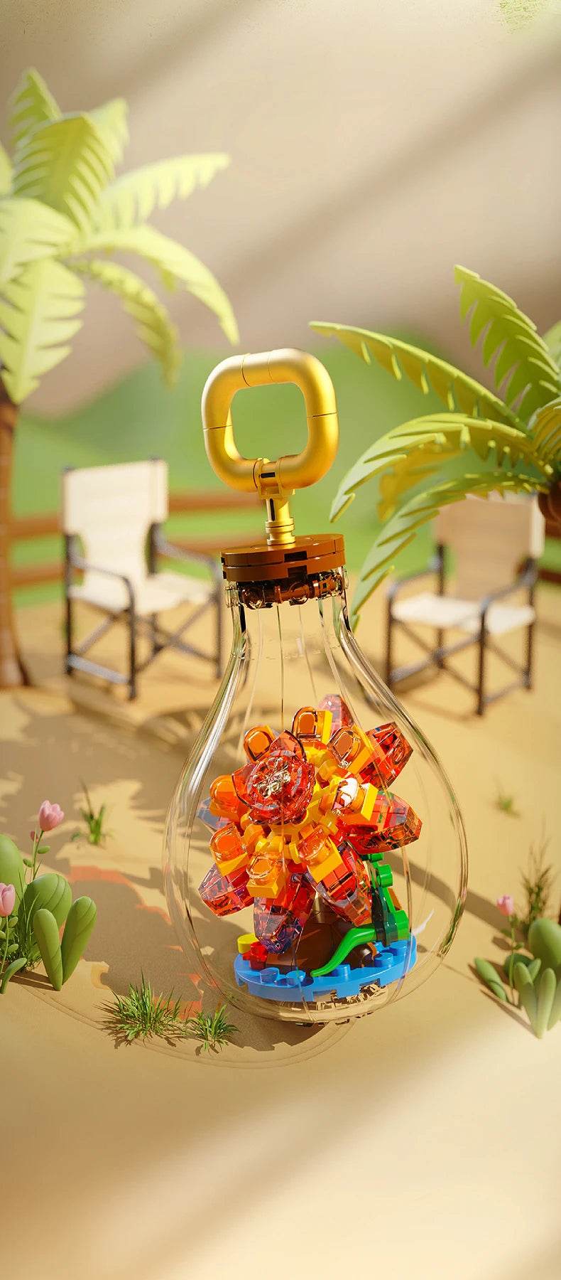 Creative Succulent Glower Bulb Building Blocks for Kids Toys - ToylandEU