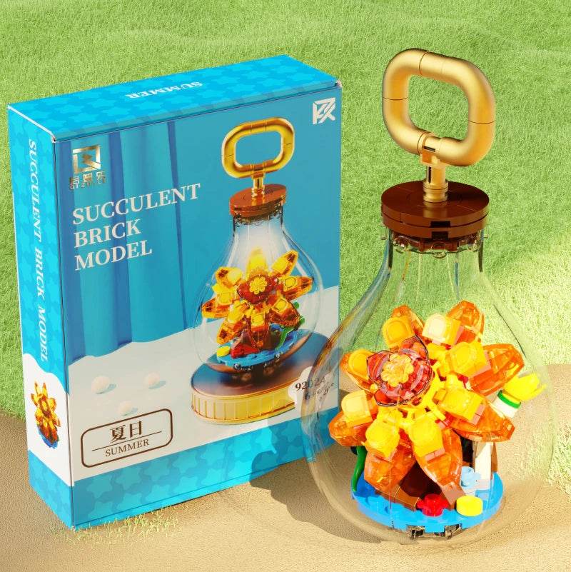 Creative Succulent Glower Bulb Building Blocks for Kids Toys - ToylandEU