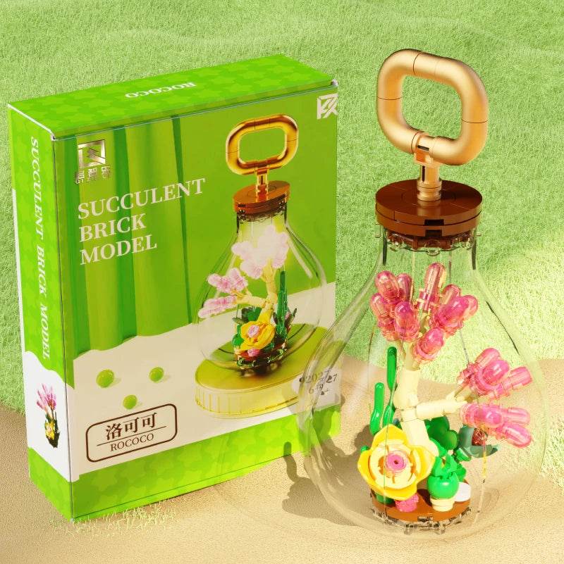 Creative Succulent Glower Bulb Building Blocks for Kids Toys - ToylandEU