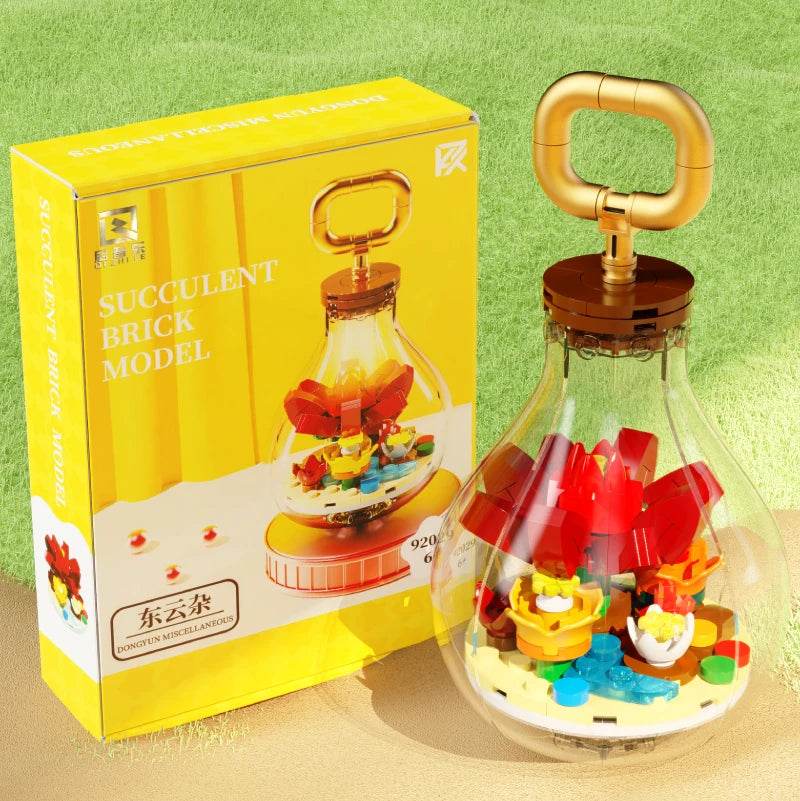 Creative Succulent Glower Bulb Building Blocks for Kids Toys - ToylandEU