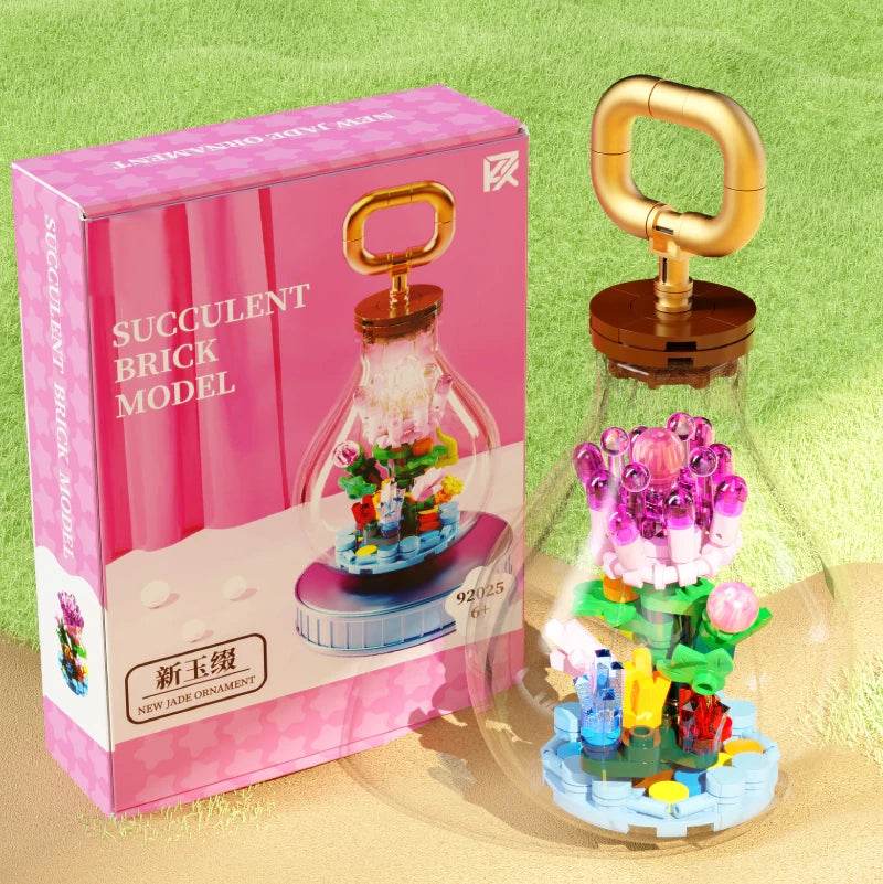 Creative Succulent Glower Bulb Building Blocks for Kids Toys - ToylandEU