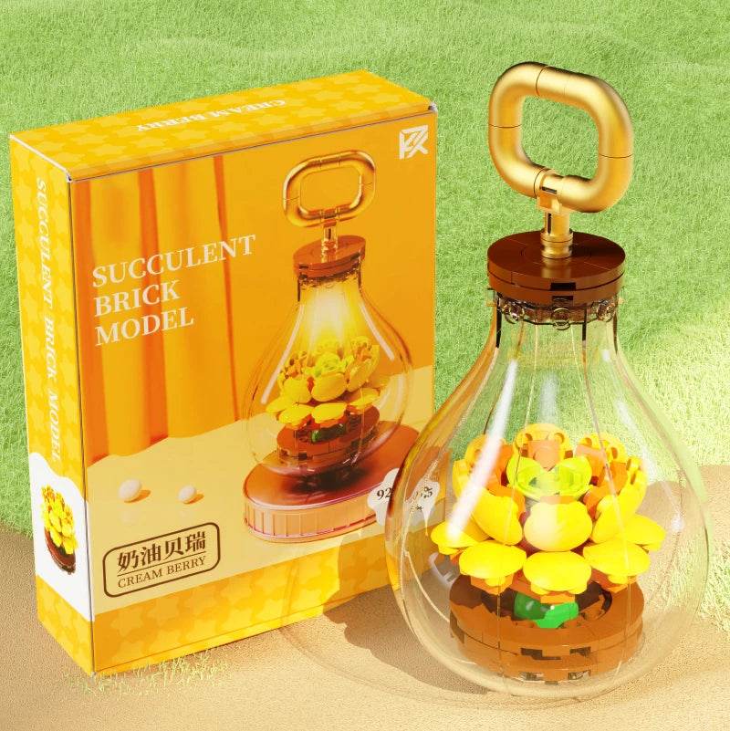 Creative Succulent Glower Bulb Building Blocks for Kids Toys - ToylandEU