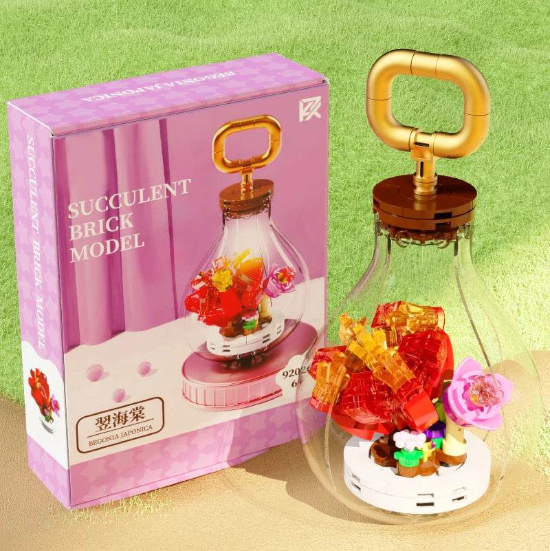 Creative Succulent Glower Bulb Building Blocks for Kids Toys - ToylandEU