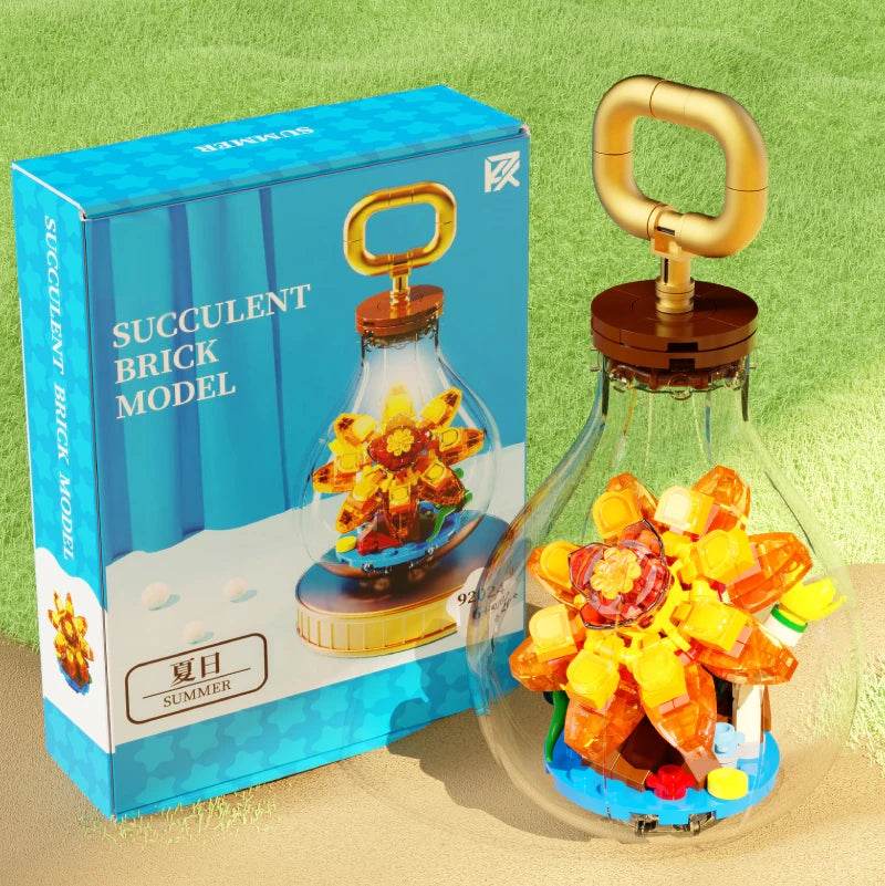 Creative Succulent Glower Bulb Building Blocks for Kids Toys - ToylandEU